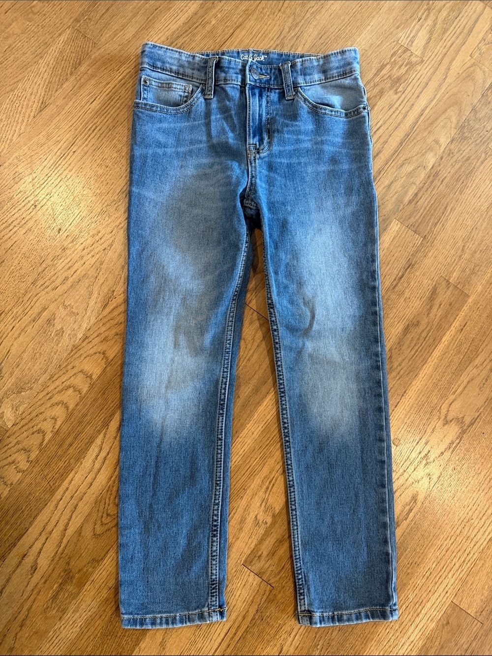 Cat & Jack boys Medium Blue skinny jeans size 10